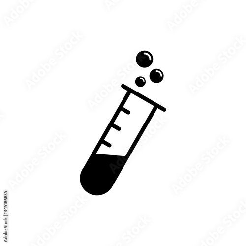flask tube icon vector logo trendy design
