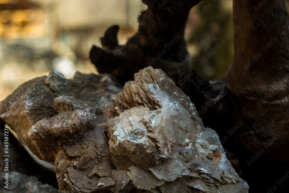 beautiful brown mineral