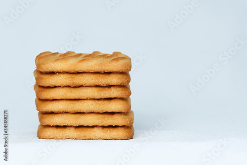Wallpaper Mural Tasty biscuits isolated on white background Torontodigital.ca