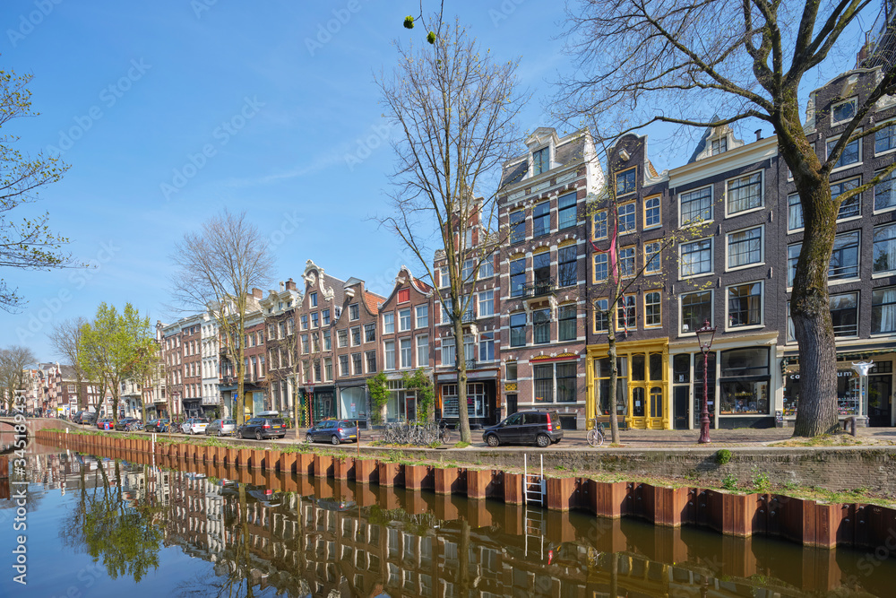 Naklejka premium Amsterdam Canalhouses