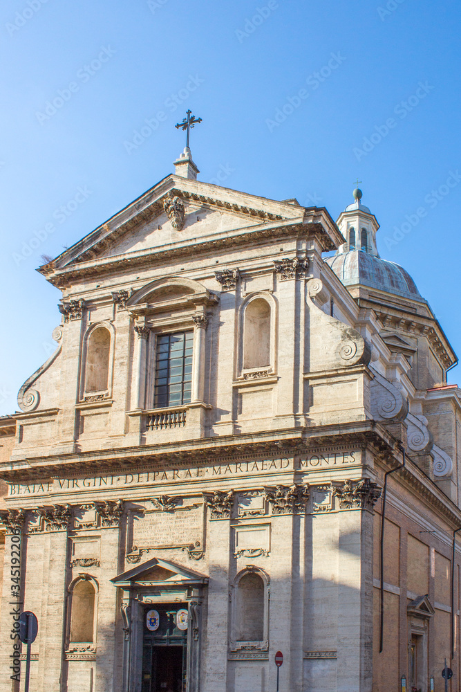 Chiesa Santa Maria ai Monti also known as Santa Maria dei Monti Rome Italy
