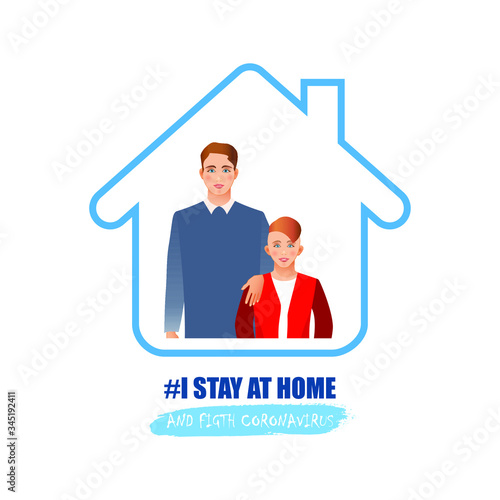 I STAY AT HOME social media campaign.