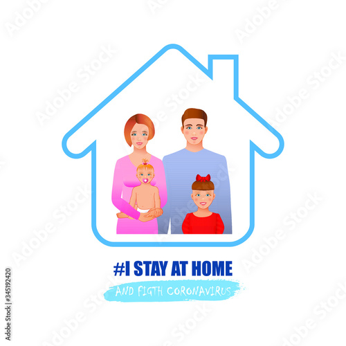 I STAY AT HOME social media campaign.
