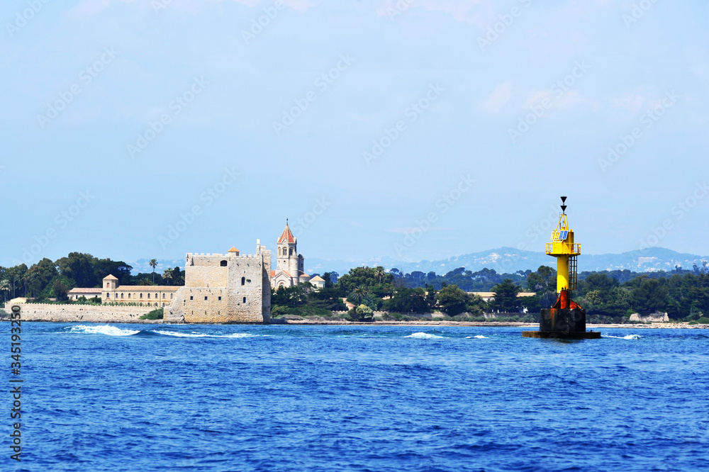 Lighthouse in the Mediterranean Sea 