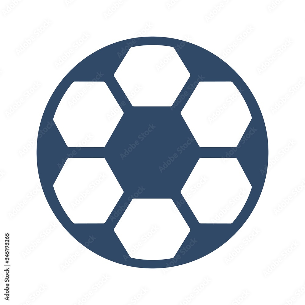 Football icon in trendy flat style. Soccer ball symbol. Football icon in trendy flat style. Soccer ball symbol.