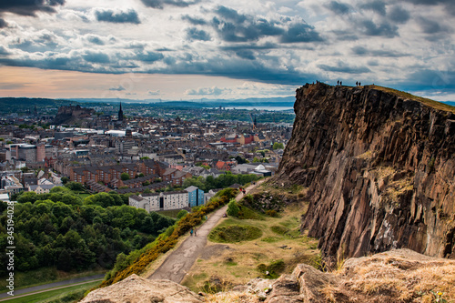 Fotografía Arthur's Seat, Edinburgh, City, Scotland