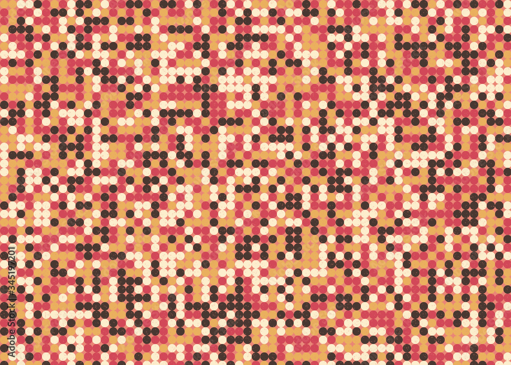 Fototapeta premium Colour Dots Universe art background design illustration