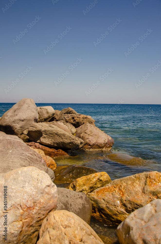 rocks in the sea