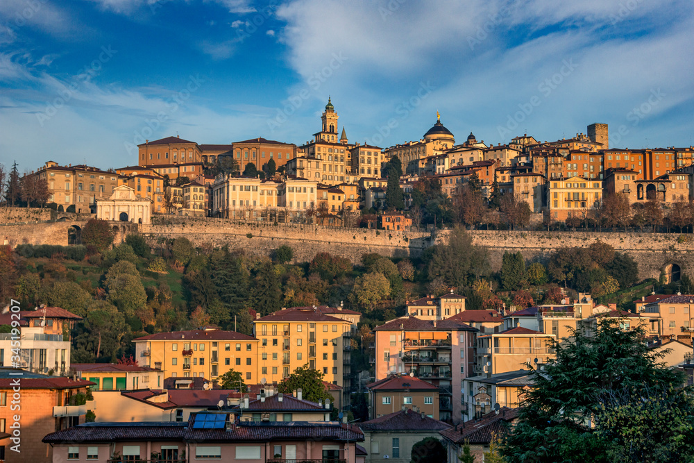 Bergamo is a city in the alpine Lombardy region of northern Italy, approximately 40 km (25 mi) northeast of Milan.