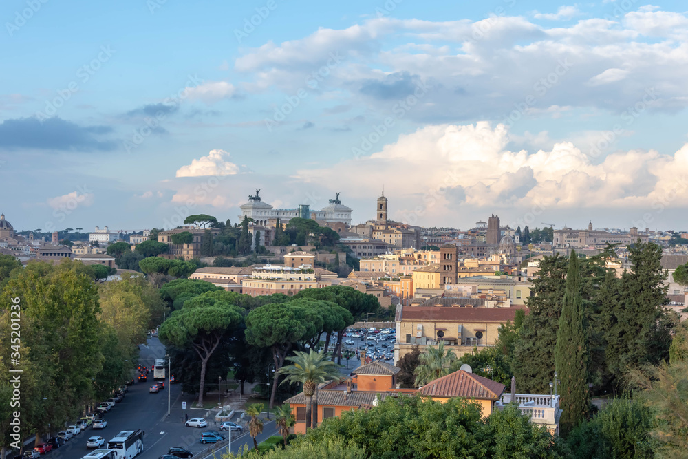 scenic view of the city of rome Ancient Italy