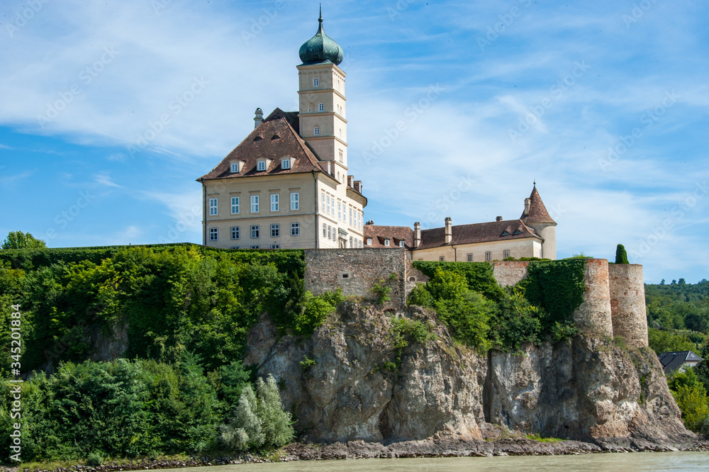 Castles Along the Danube River in the Wachau Valley