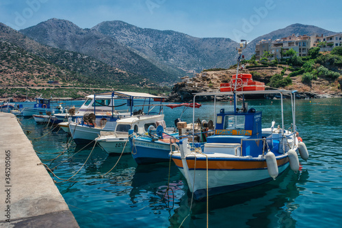 Fishing boats in Rethymnon, Greece, Crete