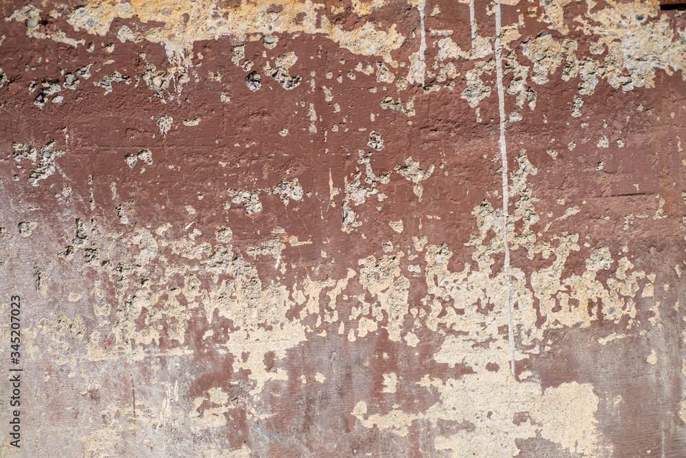 Red Concrete Background With Copy Space 