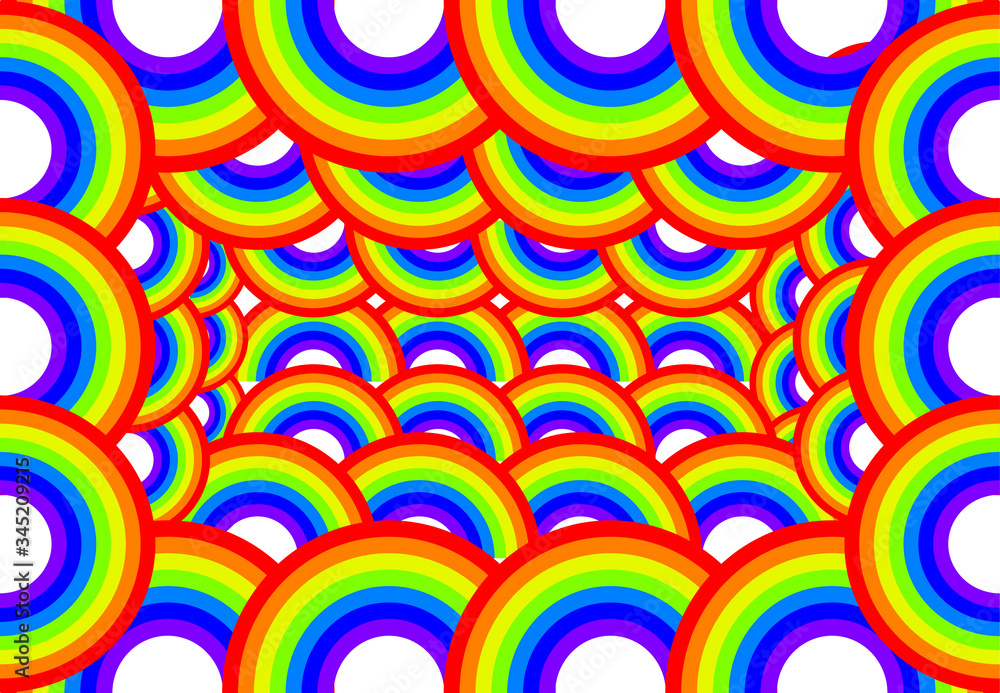 Rainbow circles vector Rainbow circles vector