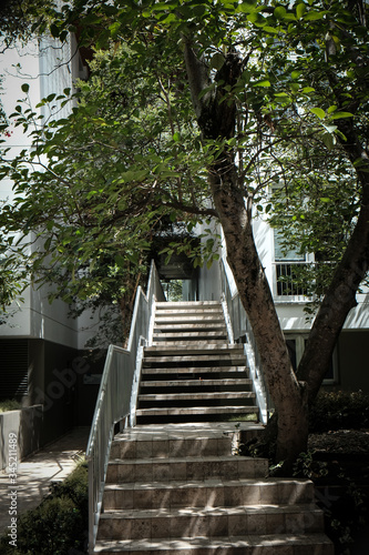 Fototapeta Naklejka Na Ścianę i Meble -  Escaleras edificio