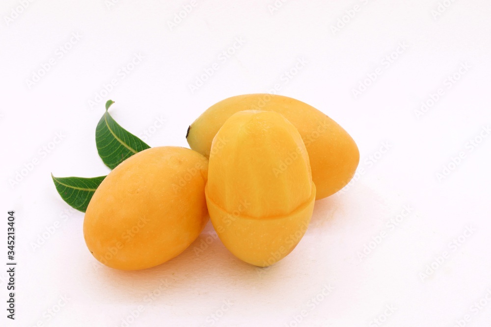 sweet Marian plum thai fruit isolated on white background sweet Marian plum thai fruit isolated on white background
