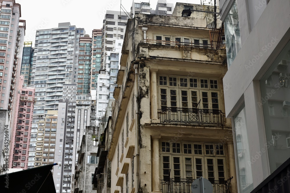 Fototapeta premium 香港上環の街角