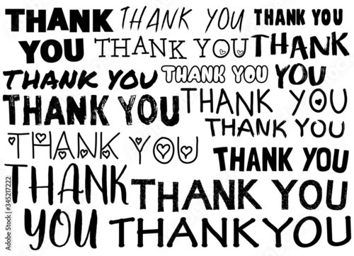 Collection of thank you text