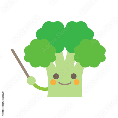 指示棒ブロッコリー笑顔