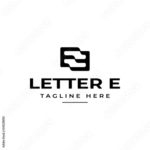 Company Logo Design Modern Professional, Initials of Letter E or EE, Double E Creative Brand