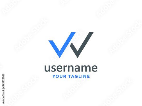 Free Download Luxury letter w logo design, abstract universal symbol for any related business - GFXLoad