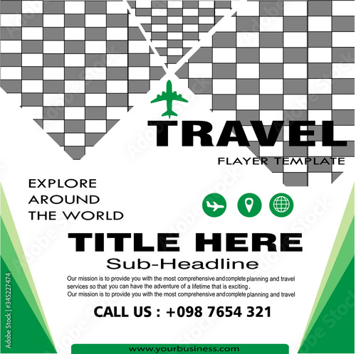 pamphlet travel holiday fun moderen