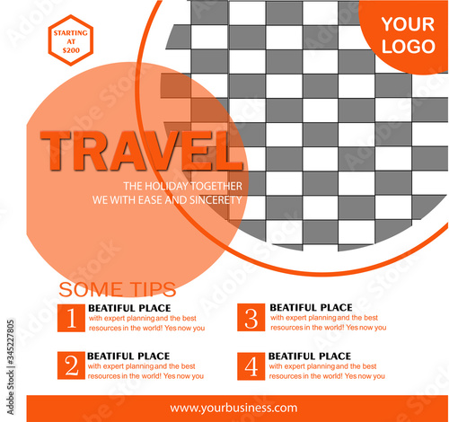 pamphlet travel holiday fun moderen