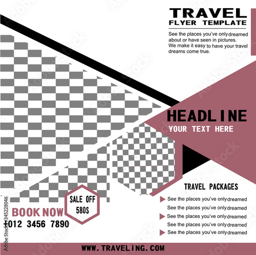 pamphlet travel holiday fun moderen