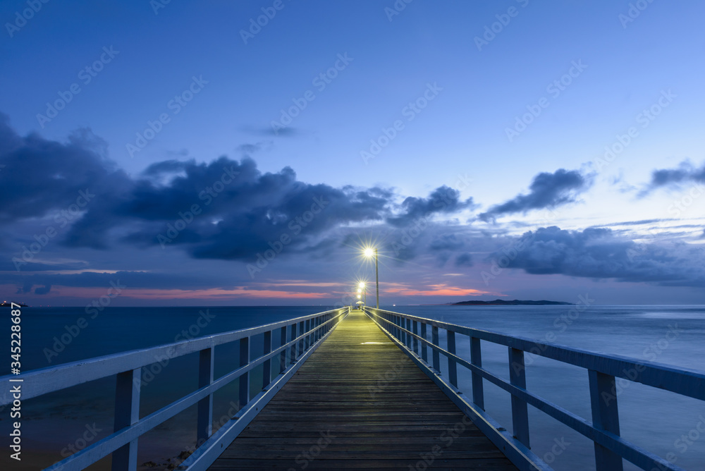Dawn at Point Lonsdale Pier, Victoria, Australia
