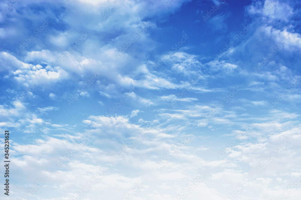The sky is blue with clouds, beautiful by nature. The sky is blue with clouds, beautiful by nature.
