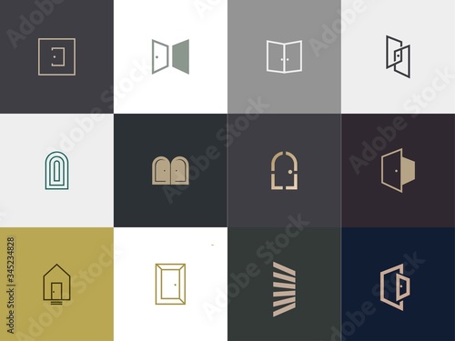 set of Premium door logo
