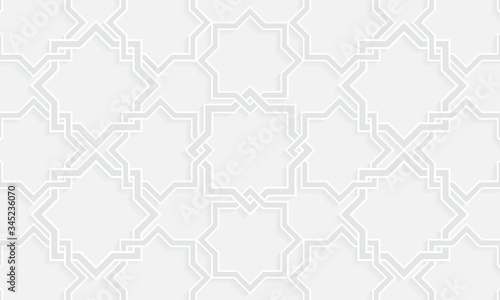 Abstract ornamental detail of mosaic. Vector illustration.