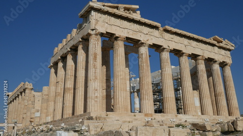 Photos from the Acropolis and Parthenon in Athens Greece.