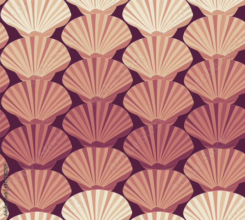 Geometrical seamless repeating of shells