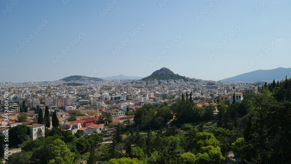 Photos from the Acropolis and Parthenon in Athens Greece.