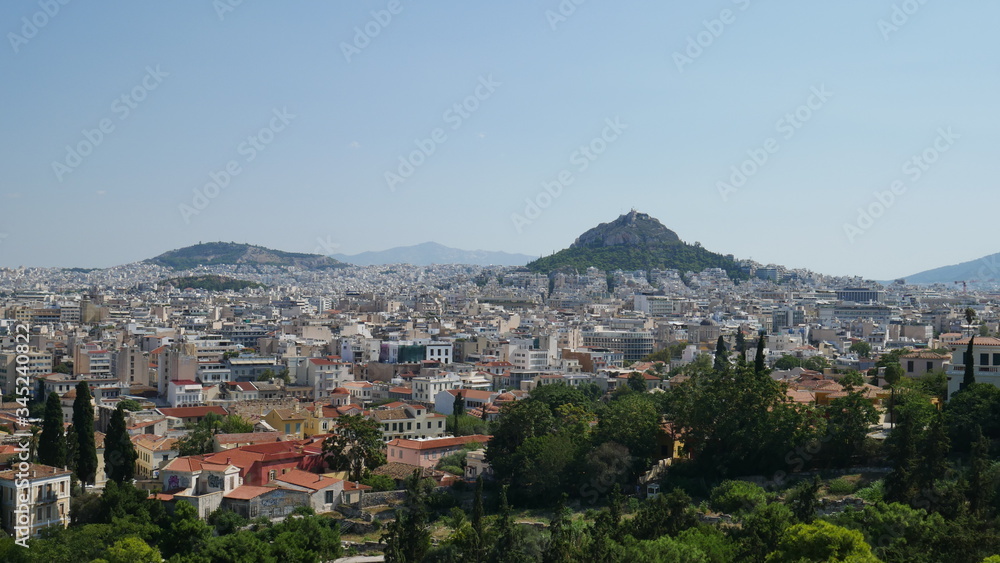 Photos from the Acropolis and Parthenon in Athens Greece.