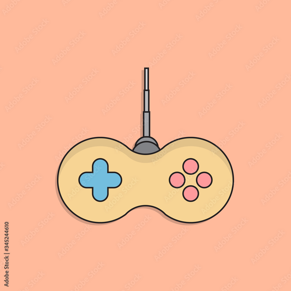 Wireless Gamepad joystick vector design ilustration Wireless Gamepad joystick vector design ilustration