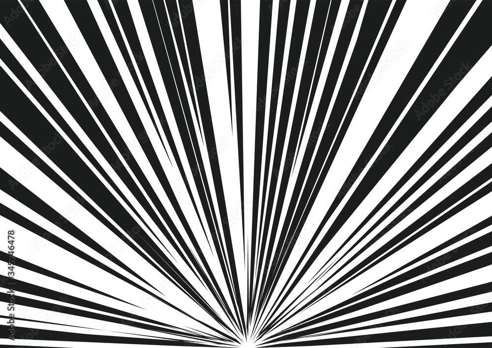 Obraz premium 集中線