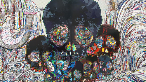 Bild auf Leinwand Calavera Dulce