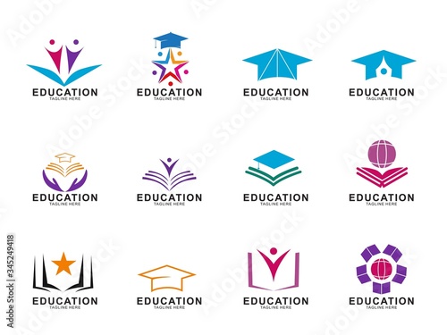 Set of Modern Juice logo design
