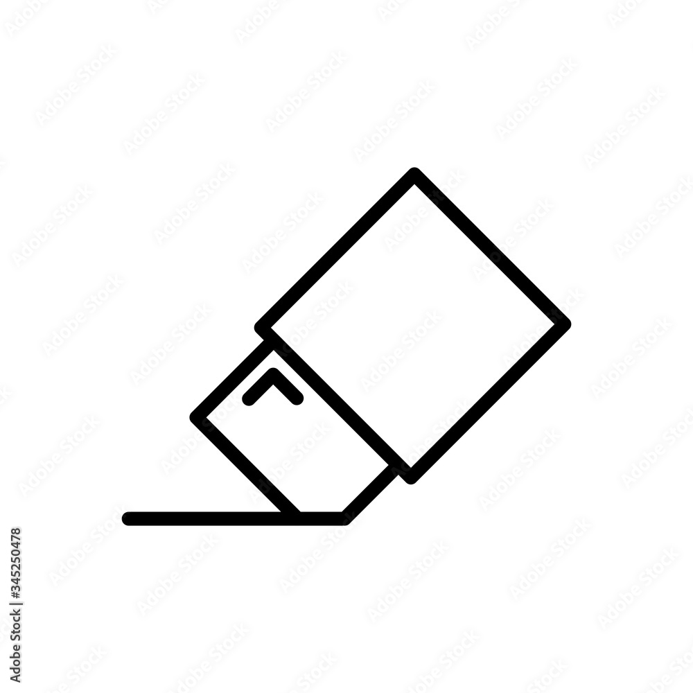 Eraser Icon Design Vector Template Eraser Icon Design Vector Template