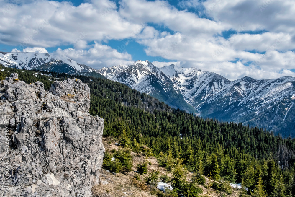 Western Tatras mountains, Slovakia, hiking theme Western Tatras mountains, Slovakia, hiking theme