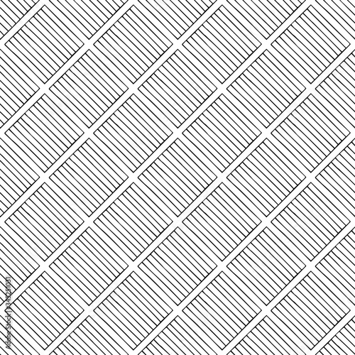 Hand drawn abstract seamless pattern with rhombs, lattice, doodle. Vector illustration. EPS 10