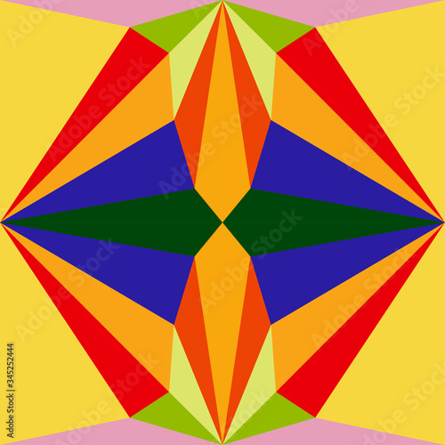 Abstract seamless colourful pattern geometric backgrounds vector design
