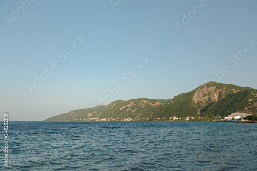 island in greece, island in the sea © Serhii Savchenko