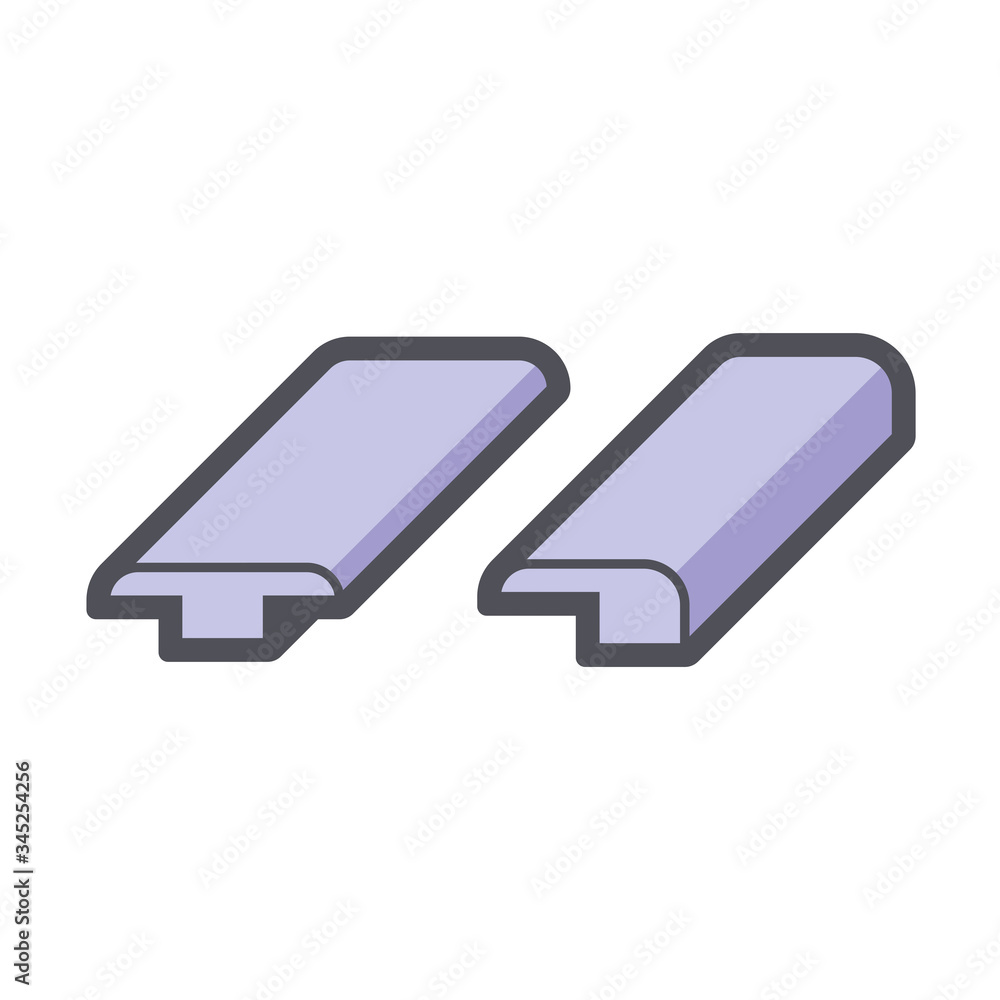 Wood floor and material vector icon design on white background. Wood floor and material vector icon design on white background.