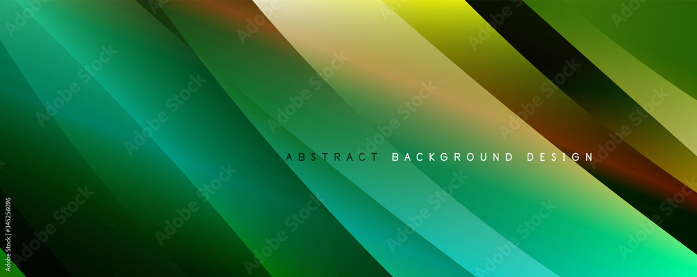 Wave liquid style lines with shadows and light on gradient background Wave liquid style lines with shadows and light on gradient background