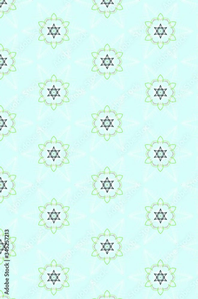 Graphic modern pattern, green texture background