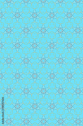 Graphic modern pattern, blue texture background