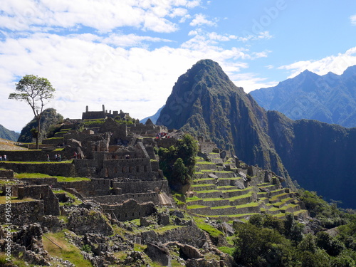 Fotografie Terraces at Machu Picchu, Peru